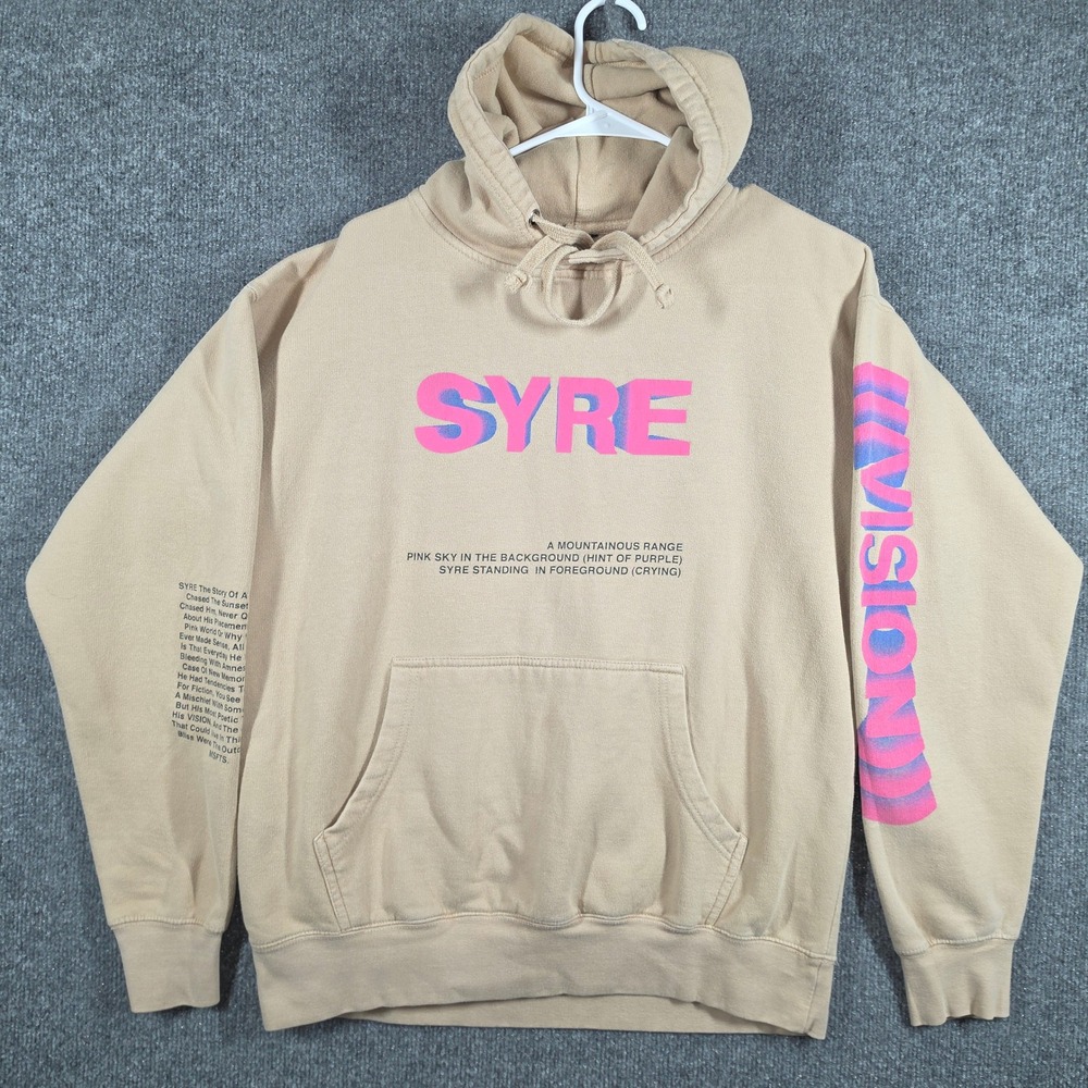 MSFTSrep SYRE Hoodie Mens Medium Jaden Smith Tour A Beautiful Confusion Graphic
